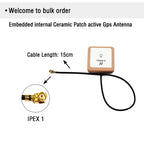 28dBi Ceramic Internal Patch Active GPS GLONASS Dual Antenna