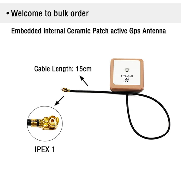 28dBi Ceramic Internal Patch Active GPS GLONASS Dual Antenna
