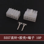 5Sets Molex 4.2mm Automotive Wire Connectors Plug 5557 Series RA Wafer Female Terminal 2-24P Housing for Electrical Wiring