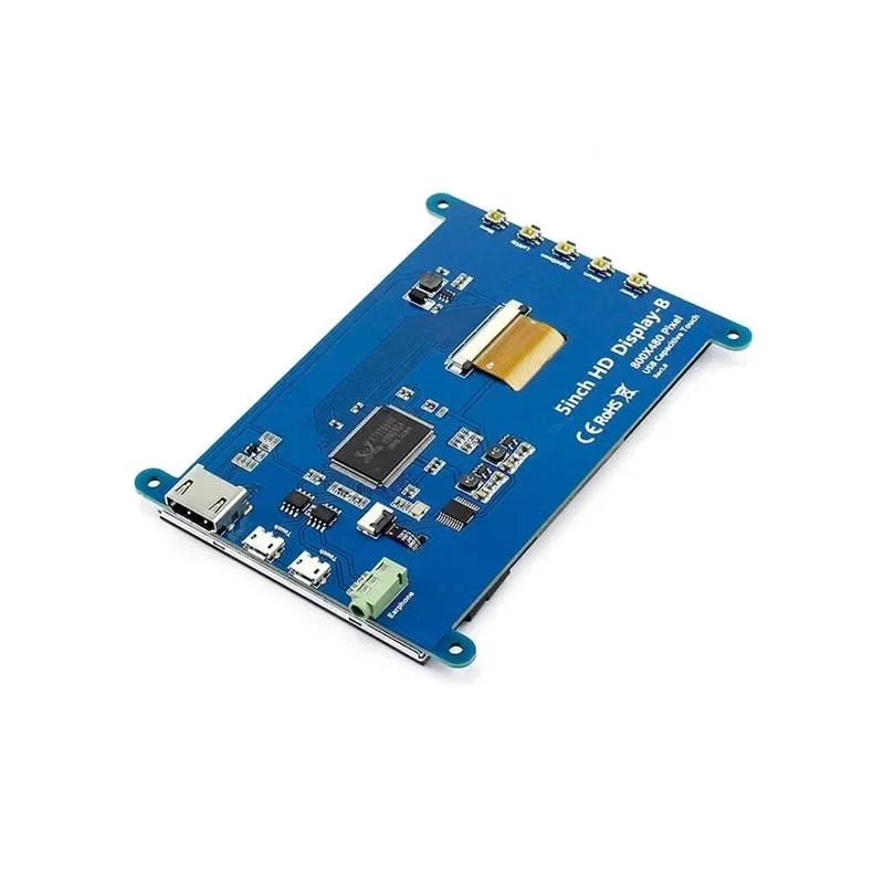 Hot Sale 5inch QLED Quantum Dot Display 800 x 480 Capacitive Touch Screen Support Various Systems with free shipping