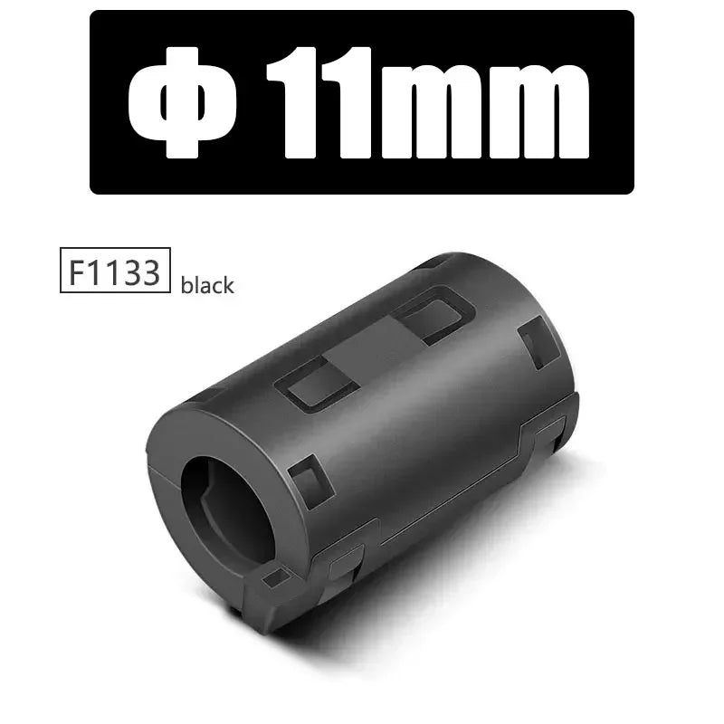 10Pcs High - Performance Ferrite Core Ring Choke 3.5/5/7/9/13/15mm Noise Suppressor for HDMI and Audio Cables Ferrite Bead Clamp
