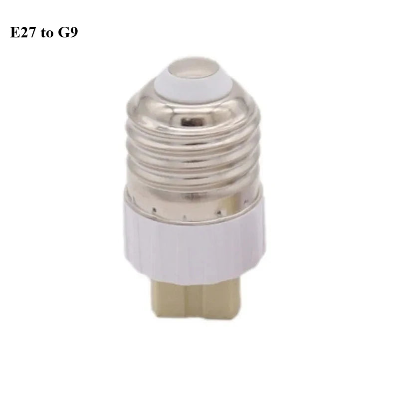 4PCS E27 E14 GU10 G9 E12 B22 Fireproof LED CFL Lamp Holder Converter Light Socket Bulb Base Spliter Extension Adapter