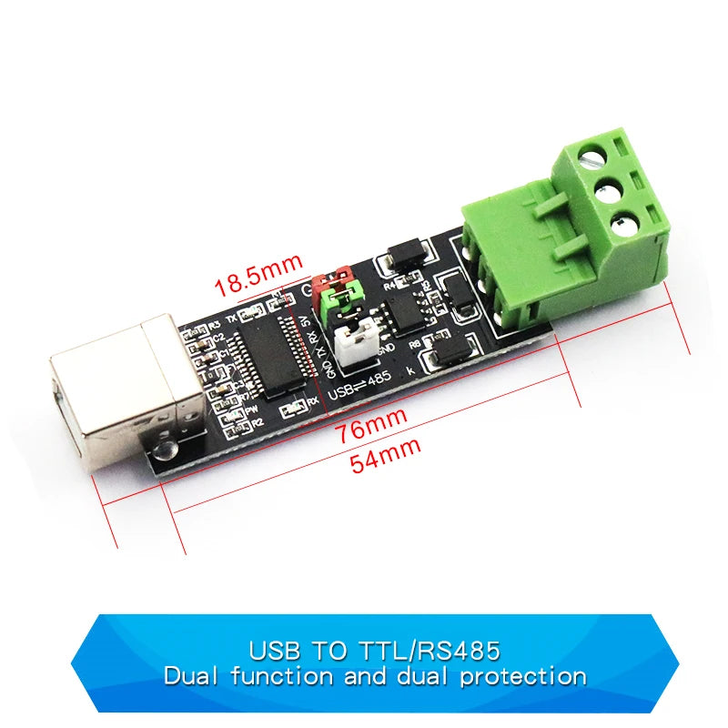 1PCS TTL to RS485 Module 485 to Serial Port UART Level Mutual Transfer Hardware Automatic Flow to the Control Board