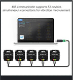 WitMotion WTVB01-485 IPX8 Vibration Sensor 3axis (XYZ) Modbus Vibration Analyzer Displacement(Acceleration +Speed+Amplitude)