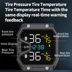 Yangood TMPS Motorcycle Tire Pressure Sensor Waterproof LCD Color Display Real-Time Safety Tire Pressure Monitoring System