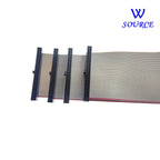 2PCS 1.27MM pitch FC-6/8/10/14/16/20/40/50 PIN 20CM JTAG ISP DOWNLOAD CABLE Gray Flat Ribbon Data Cable FOR DC3 IDC BOX HEADER