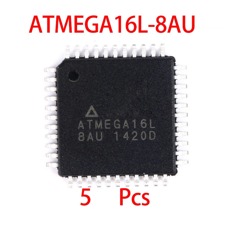 1/5/10/30/50/100Pcs SMD ATMEGA16L-8AU 8 Bit AVR Low Power Microcontroller TQFP 44 Package Surface Mount Integrated Circuit Chip