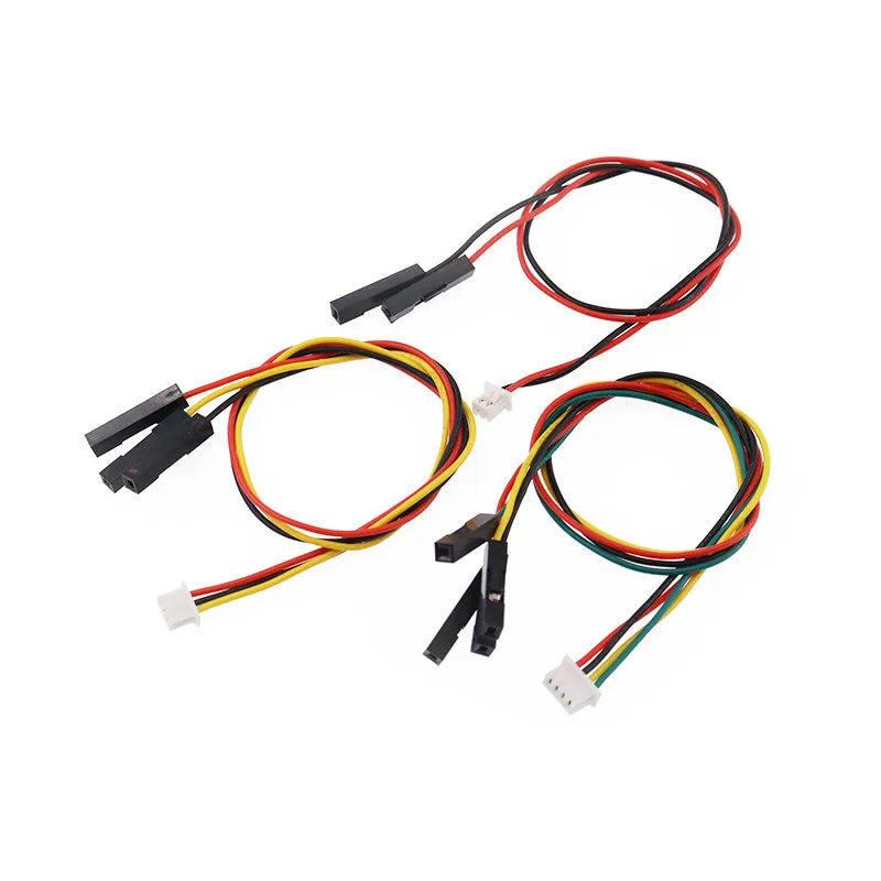 5PCS MX1.25 Spacing To DuPont Cable 10/15/20cm Male Female 1P2P3P4P6P8P10P Board Connection Wire 1 Drag 4 Sensor Terminal Wire