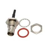 BEVOTOP RG58 BNC Cable Waterproof BNC Female Nut Bulkhead to BNC Male Plug RG58 Pigtail Jumper 50 Ohm RF Coaxial Extension Cable