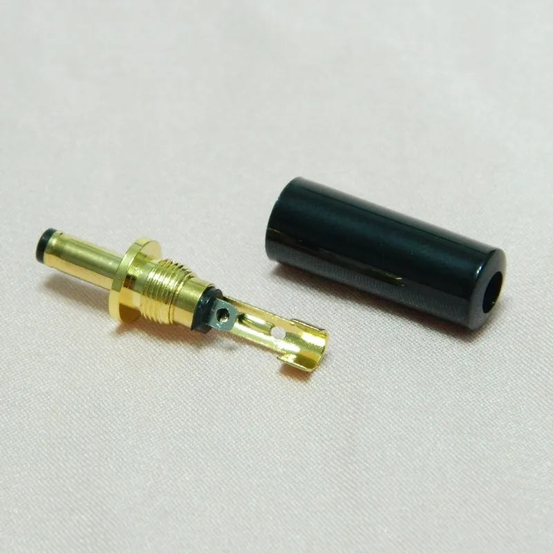 Gold Plated DC Power Plug Connector 5.5x2.1mm/5.5x2.5mm 4.0x1.7mm / 3.5x1.35mm DC Male Plug DIY Welding Output Adapter