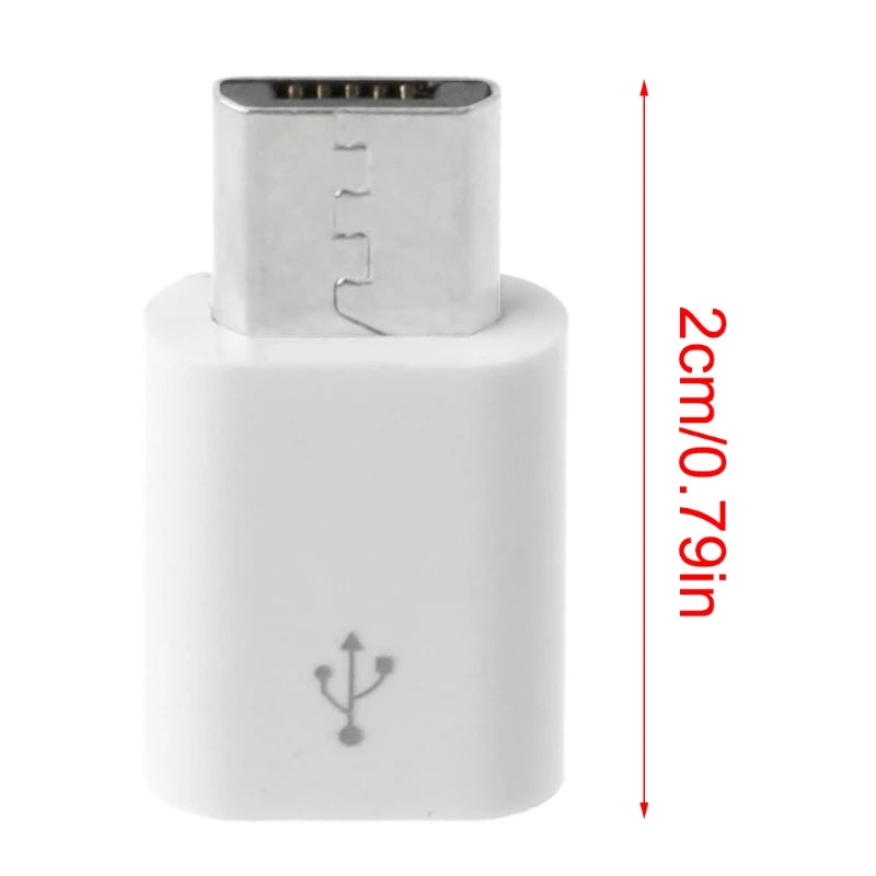 USB Type C Female To Micro USB Male Adapter Connector Type-C Micro USB Charger Adapter for Xiaomi Redmi Huawei Phone Converter