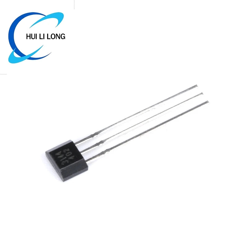 100Pcs/5pcs A3144 A3144E OH3144 Y3144 3144 Hall Switch Effect Sensor Hall Sensor Motor Brushless Motor Electric Motor TO-92UA