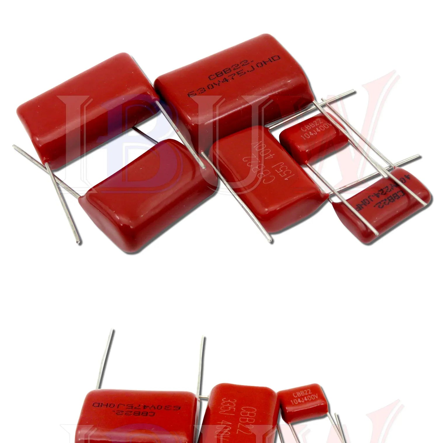 10PCS 63V 100V 250V 400V 630V CBB  Polypropylene film capacitor 100PF 220PF 470PF 10NF 1UF 22NF 100NF 220NF 330NF 470NF 680NF