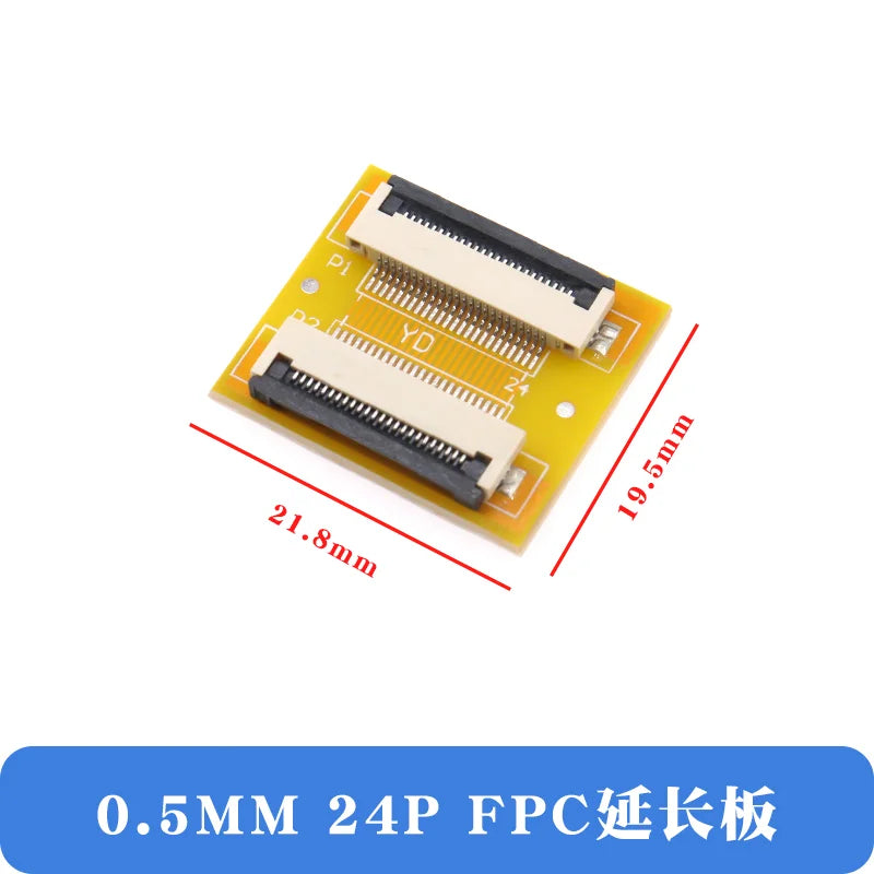 2Pcs FFC/FPC Flexible Cable Extension Board Adapter 0.5MM Pitch 4P/8/10/12/14/16/20/24/30/40/50/60/64Pin