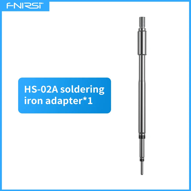 FNIRSI HS-02A Soldering Iron with Heat Insert Nut Tool Kit M2-M8 Embedded Internal Thread Nut and C245 Iron Tip for 3D Printer
