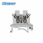 UK2.5B Six Color UK 2.5 mm² Universal Screw Din Rail Terminal Block Feed-through Strip Plug Wire Electrical Connector UK 2.5B