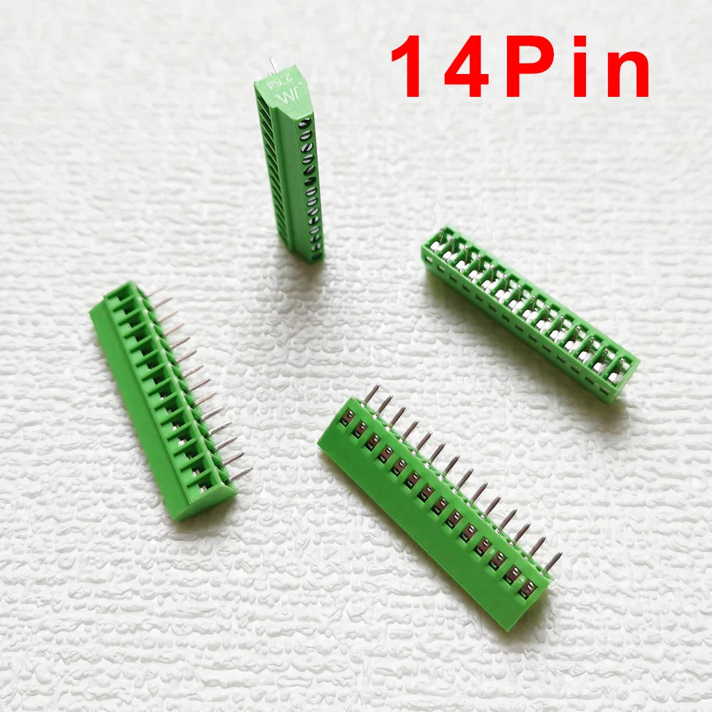 5/10pcs KF128 2.54mm PCB Mini Screw Terminal Blocks Connector for Wires KF128-2.54 2P 3P 4P 5P 6P 7P 8P 9P 10P 12P 16P Terminal