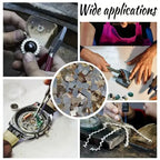 Silver Solder Wire & Sheet for Jewelry Making DIY Ring Bracelet Repair Multi Temp - Professional Easy to Use Soldering Craft Kit