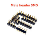 5 Pcs SMD Spring Loaded Pin Pogo Connector 2 3 4 5 6 7 8 10 Position Battery Contact 7.0mm Height 2.54 Grid Pad Modular Header