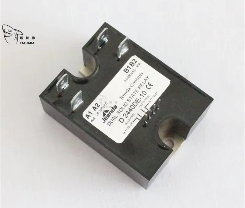 D2440DE-10 D2490-10 D2475-10 D2450-10 For Dual Solid State Relay SSR 17-32VDC Input 280VAC 40A Random Replace Crydom
