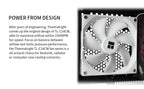 Thermalright 140mm Case Fan TL-C14/C14C/C14C-S/C14CW/C14CW-S CPU Cooling Fan ARGB 140mm Balance Fan Balance Performance Fan