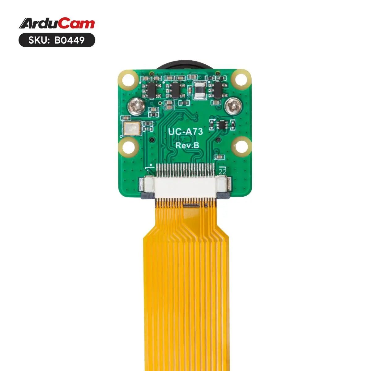 16MP IMX519 Camera Module with M12 Lens, Wide Angle Color Rolling shutter for Raspberry Pi and OpenHD