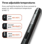 Multifunctional USB Digital Electric Soldering Iron Set Kit Intelligent 300-450℃ Temperature Adjustable Solder Iron Welding Tool