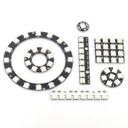 5V 1Bit 3 4Bit 7 8Bit 9 12Bit 16Bit 24Bit 32Bit 64 Bits WS2812 5050 RGB LED Ring Lamp Light + Integrated Drivers For Arduino Diy