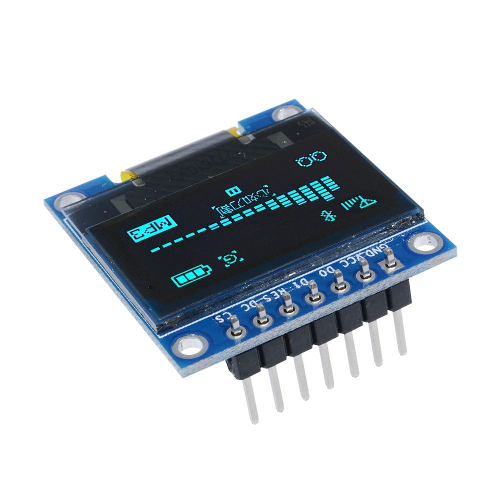 2PCS/lot 0.96 Inch OLED Display Module SSD1306 128x64 Resolution Low Power Consumption I2C Interface for DIY Projects