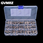 15Values 150PCS 5x20mm Glass Fuse Sets: 0.1A 0.2A 0.25A 0.5A 1A 1.5A 2A 3A 4A 5A 8A 10A 12A 15A 20A