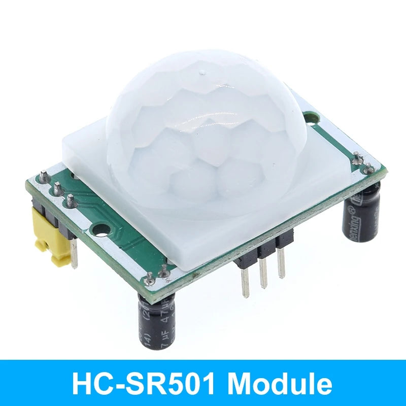 TZT 1/3pcs HC-SR501 Adjust IR Pyroelectric Infrared PIR Motion Sensor Detector Module for arduino for raspberry pi kits