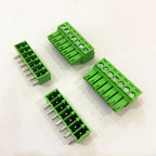 5pairs of plug-in terminal blocks 15EDG-3.81mm with a spacing of 3.5mm green Phoenix connector PCB solder board connector