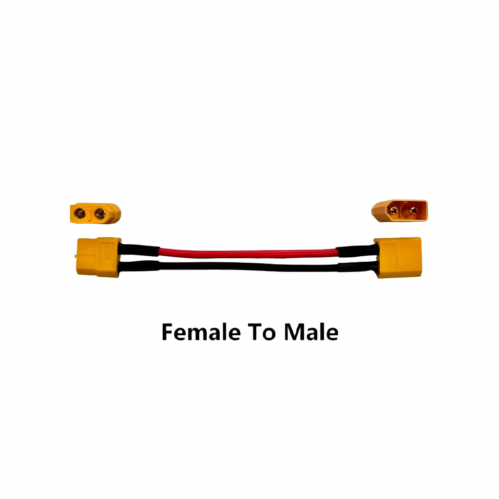 1/5/10PCS XT60 Extension Cable 14AWG 10CM Male to Male/Female to Female/Male to Female XT60 Wire for RC FPV Drone Lipo Battery
