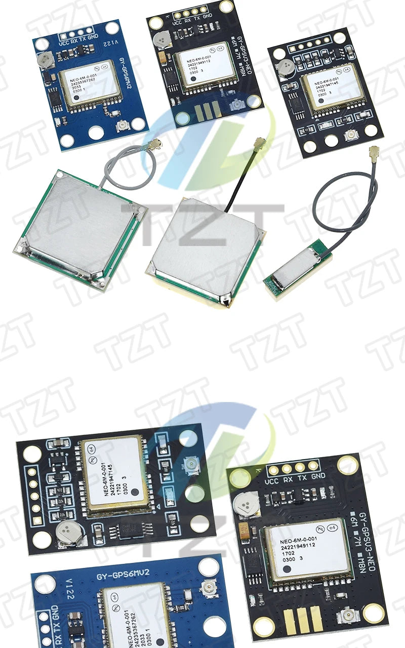 GREATZT 1PCS GY-NEO6MV2 new NEO-6M GPS Module NEO6MV2 with Flight Control EEPROM MWC APM2.5 large antenna for arduino