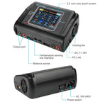 HTRC T240 High Power Battery Charger AC150W DC 240W 10A Dual Channel Touch Screen Lipo Balance Chargers Discharger for RC Models