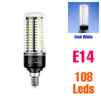 30W LED Indoor Corn Bulb E27/E26 Ceiling Lamp Bulbs E14 Spotlight B22 Living Room Bedroom Kitchen Washroom 220V Home Lighting