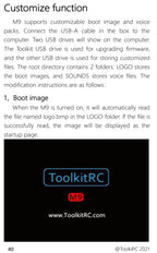 ToolkitRC M9 600W 20A USB Fast Charing DC Smart Charger Adjustable Screen Angle with Audio Function For 1-8S Lipo LiFe Battery