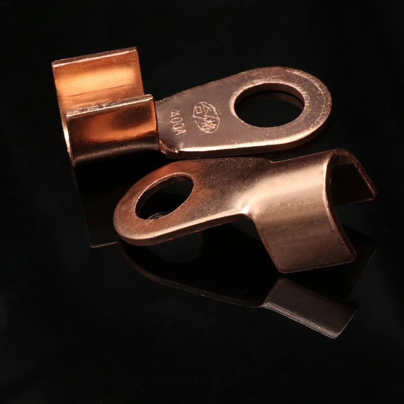 Wire Terminal OT Type 3A 5A 10A 20A 30A 40A 50A 60A 80A Red Copper Bare Nose Lugs Crimp Open Mouth Cable Crimp Terminals