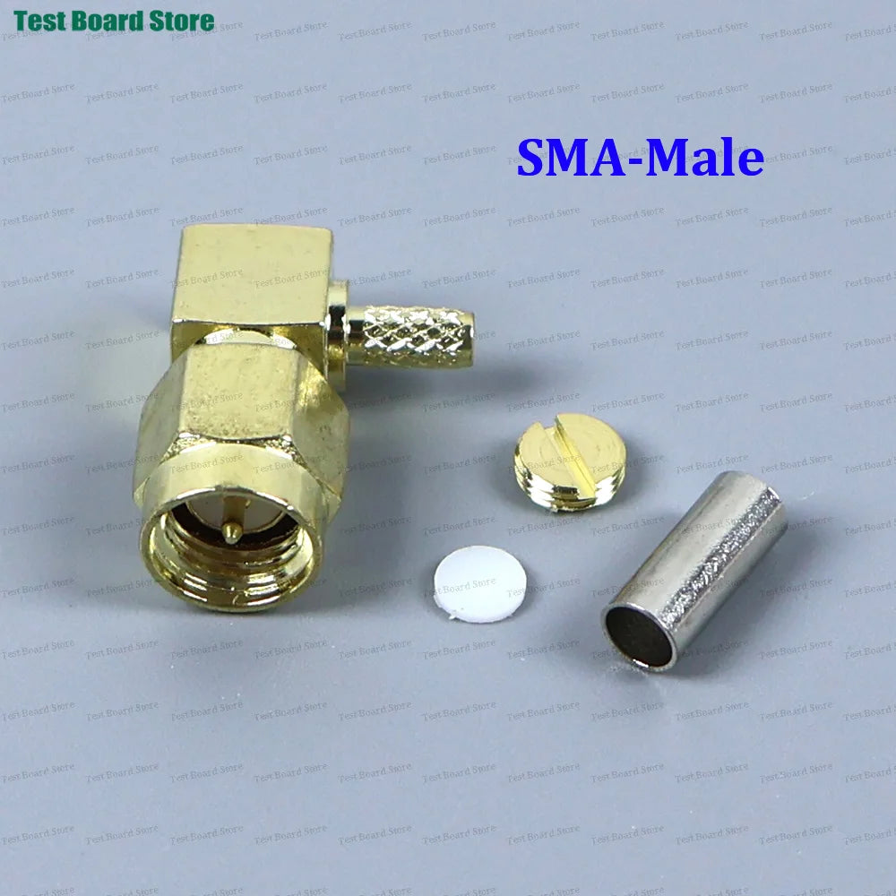 1/5/10Pcs SMA Male Plug SMA Female RP SMA Male Female RF Connector Crimp For RG174 RG316 LMR100 Cable Connector