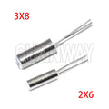 10pcs 2*6MM 3*8MM Oscillator Quartz Crystal Cylinder 32KMHz 32.768KHz 8MHz 12MHz 16MHz 24MHz Frequency Resonator 2x6 3x8