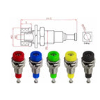 10/50/100PCS 2mm Banana Female Socket with Insulated Copper Terminal – Ideal for Panel Testing and Speaker Connections