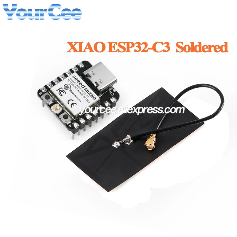 10pcs/1pc ESP32C3 Seeed Studio Seeedstudio XIAO BLE WIFI Wireless Development Board Module ESP32 Tiny MCU 4MB 400KB  For Arduino