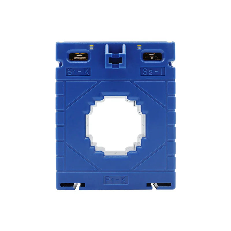 Current Transformer 30mm Aperture Din Rail 50/5 100/5 150/5 200/5 300/5 Copper Coil Blue Shell