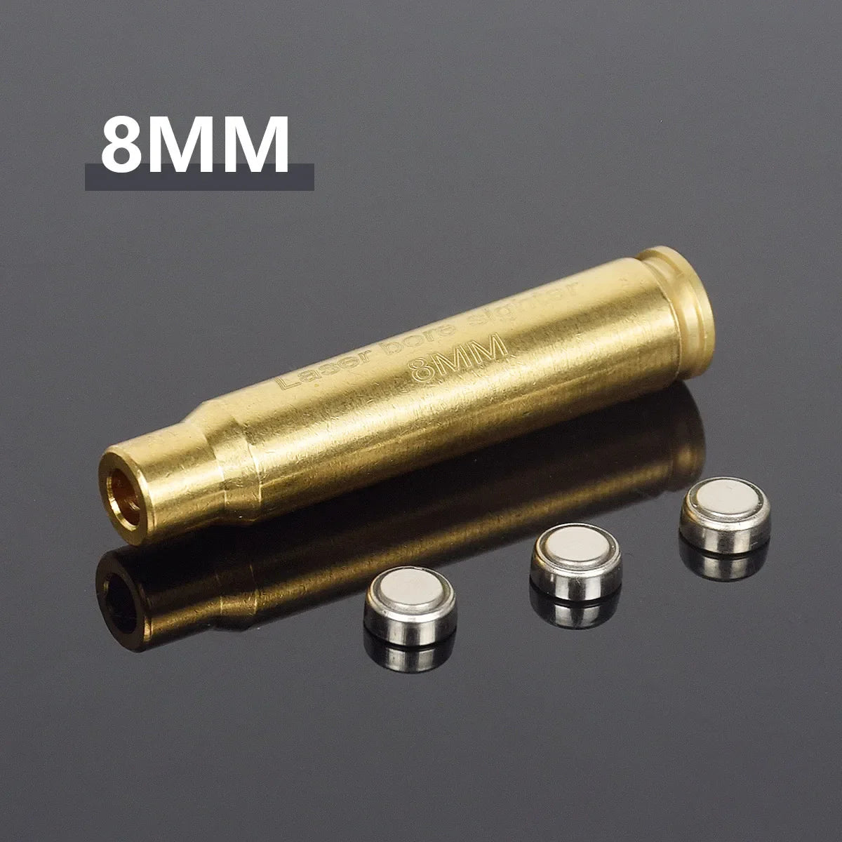 12GA 20GA .308 .223 5.45x39 7.62x39 9x19mm.338 Gauge Red Laser Bore Sighter Training Bullet Boresighter CAL Cartridge Caliber