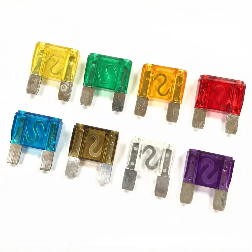 10Pcs Auto Medium Mini Micro Blade Fuses 5A 7.5A 10A 15A 20A 25A 30A 35A 40A Car Truck Vehicle Circuit Protection Safety Fuse