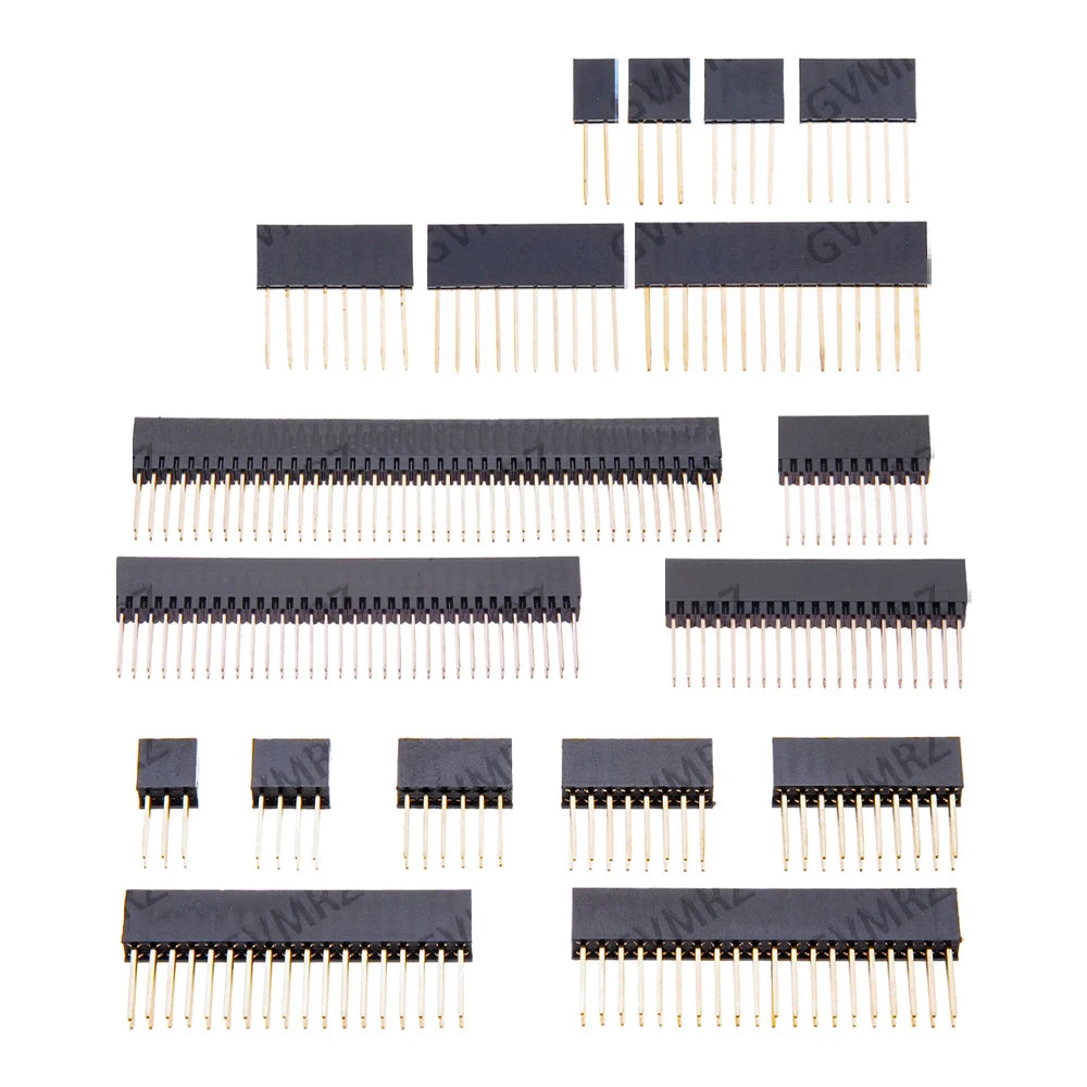 2/3/4/6/8/10/15 Pin 2.54 mm Stackable Long Legs Femal Header For Arduino Shield for IC Circuit Assembly
