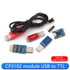1pcs CP2102 module USB to TTL upgrade board UBS to serial port STC microcontroller download flash six in one UART