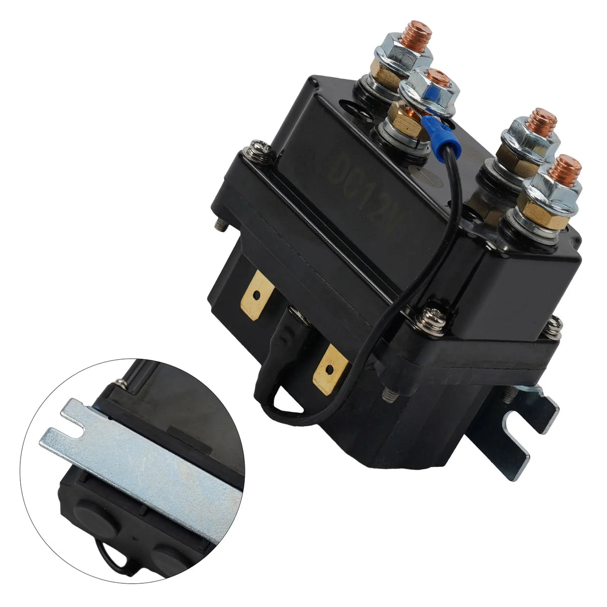 1pcs 500A 12V 12000 Lbs Winch Winch Solenoid Relay Relay 12V 500A Contactor Mechanical Equipment Solenoid Relay