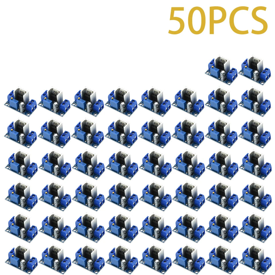 1-50PCS LM317 DC-DC Converter Buck Step Down Circuit Board Module Linear RegulatorAdjustable Voltage Regulator Power Supply