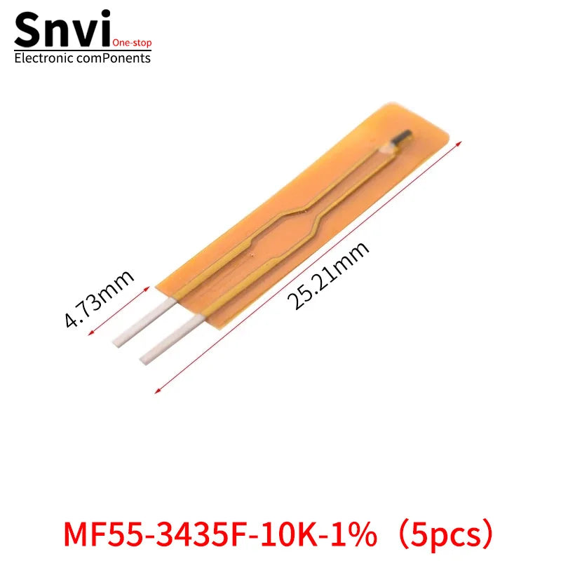 NTC Thermistor 1% MF5B MF55 5K/10K/50K/100K 3950/3435 Thin Film Type